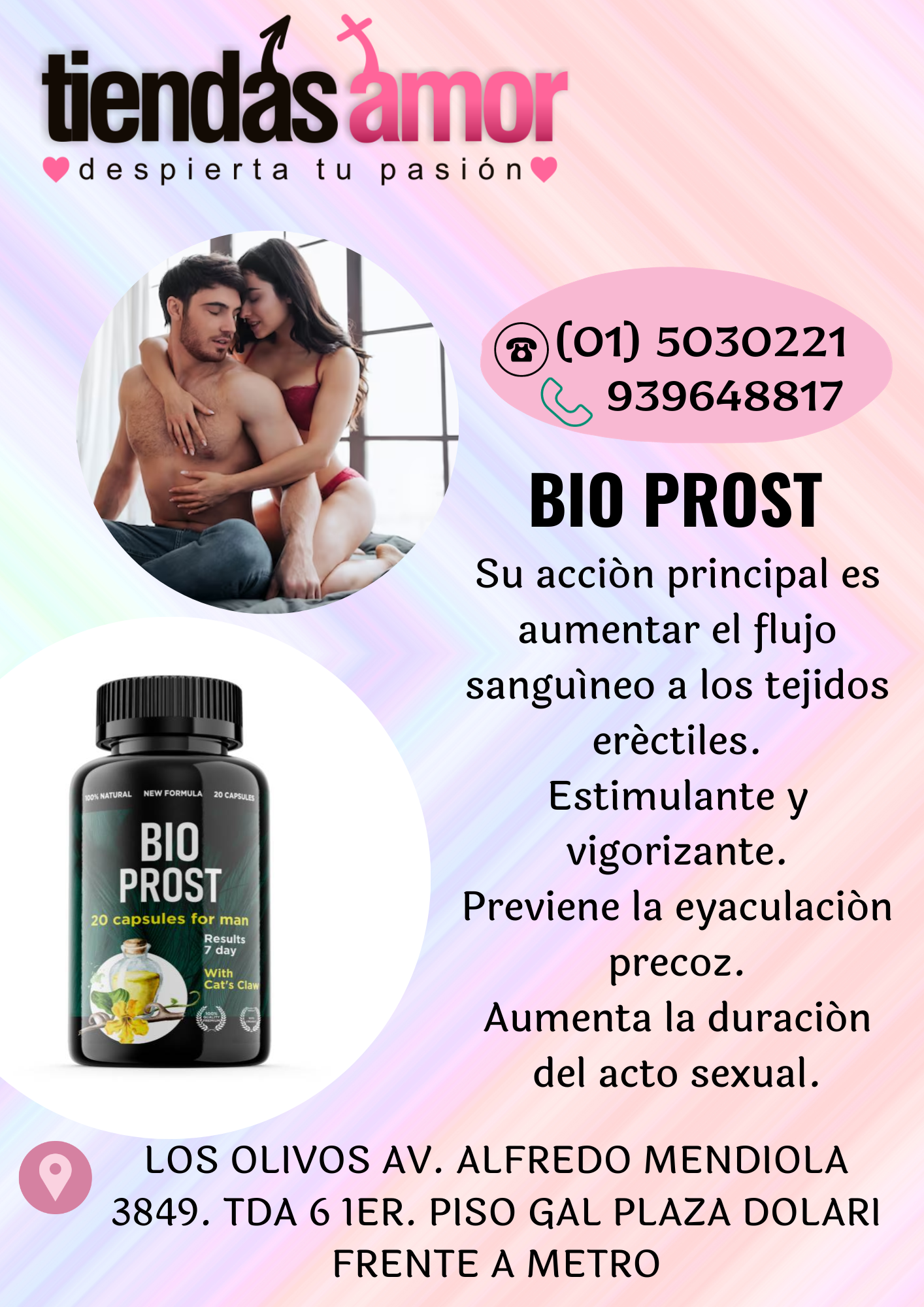 BIO PROST - DESENFLAMA LA PROSTATIS SEXSHOP PUENTE PIEDRA